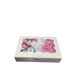 Handmade Trio Set Large Scrunchie: 3 Luxurious Silk Materials
