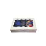 Handmade Trio Set Large Scrunchie: 1 Luxurious Silk + 2 cotton Material