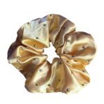 Handmade Large size Gold Rhinestone Bling Scrunchies