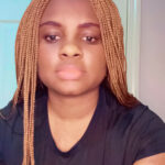 32inches Handmade Box Braided Wig Colour Auburn| T-Line Centre-Part Lace closure | Glueless braids | Bob Marley Braids