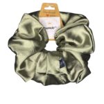Handmade Large Army green Scrunchies | Silk Material scrunchies
