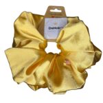Handmade Large Gold Scrunchies | Silk Satin Material scrunchies