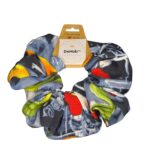 Handmade Large Multicolor Pattern Scrunchies | Chiffon Crepe Material scrunchies