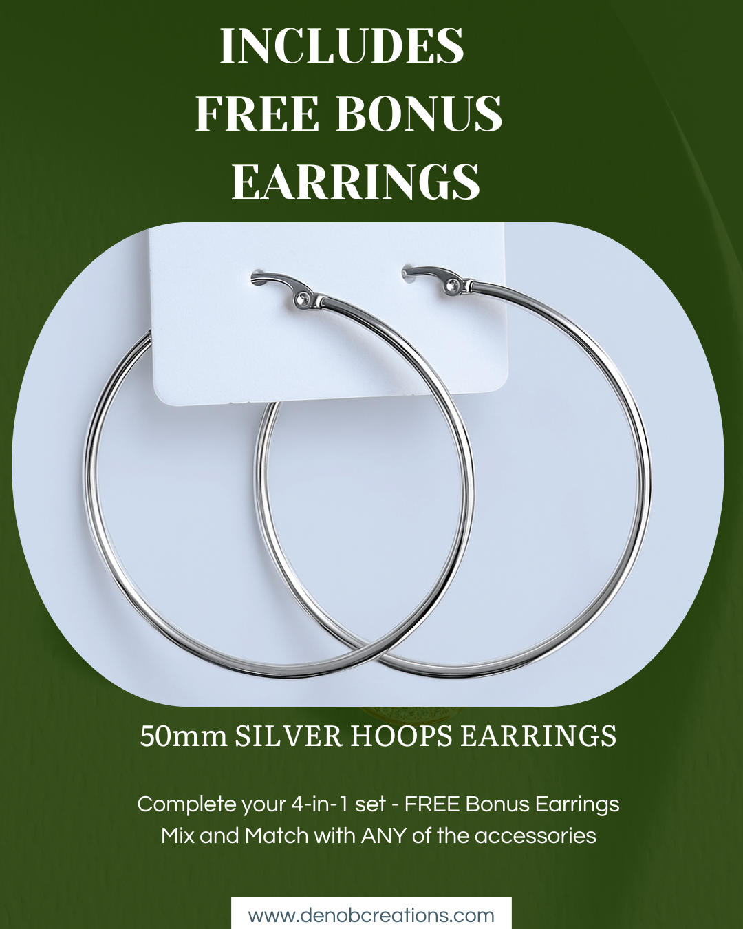 Brown and White Simple Elegant Diamond Earrings Jewelry Instagram Post