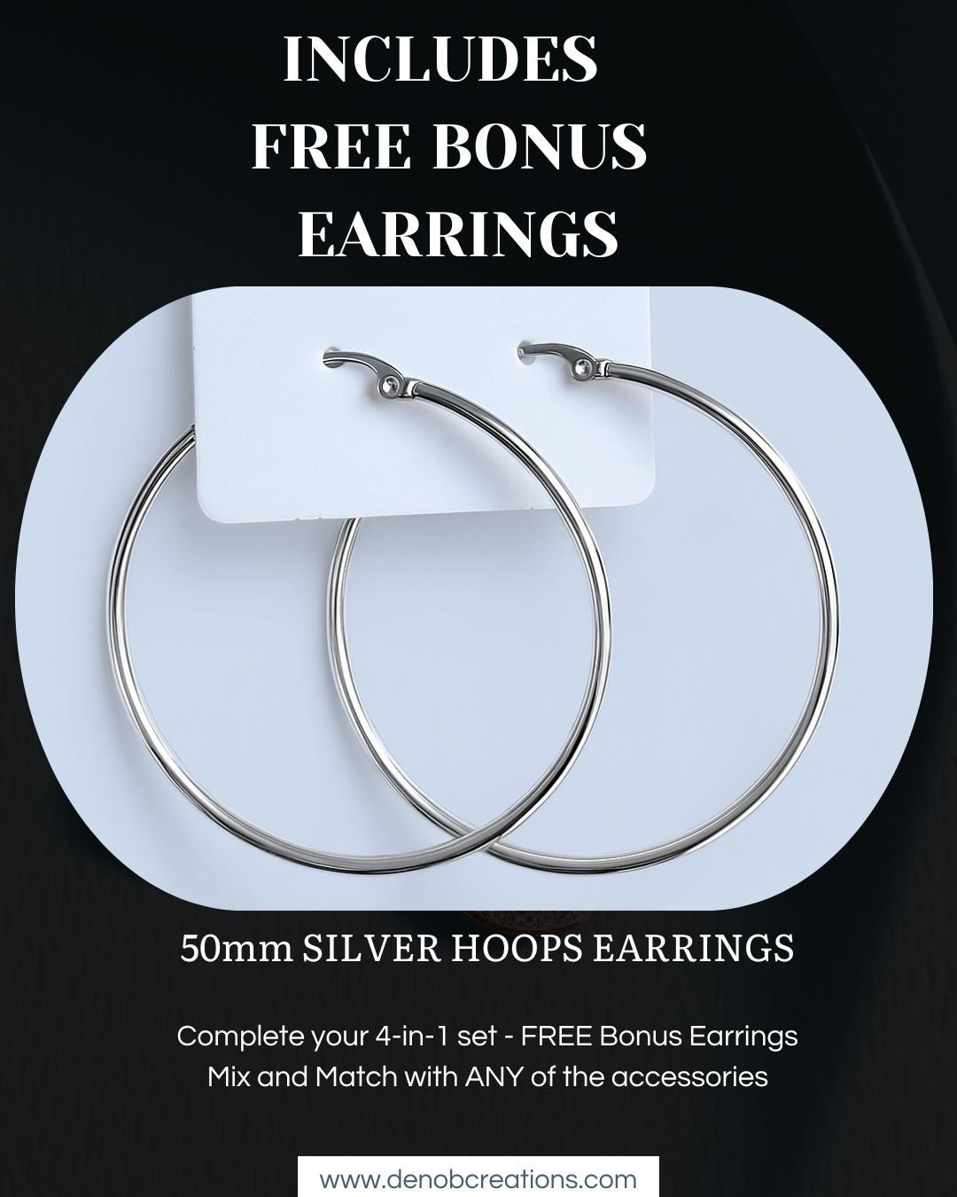 Brown and White Simple Elegant Diamond Earrings Jewelry Instagram Post