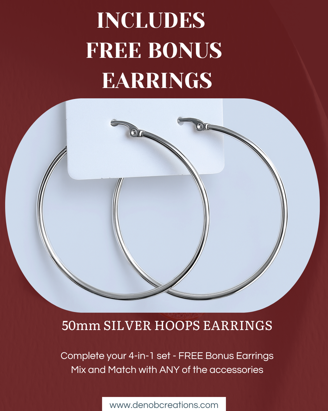 Brown and White Simple Elegant Diamond Earrings Jewelry Instagram Post