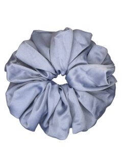 XXXL Cream Satin Scrunchie – Jumbo Oversized Satin Hair Tie