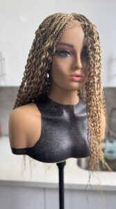 DeNob 24-Inch Glueless Braided Wig – 27 Honey Blonde Wig for Women | Best for Ponytails