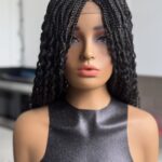 DeNob 24-Inch Glueless Braided Wig – Jet Black Watermelon Wig for Women | Best for Ponytails