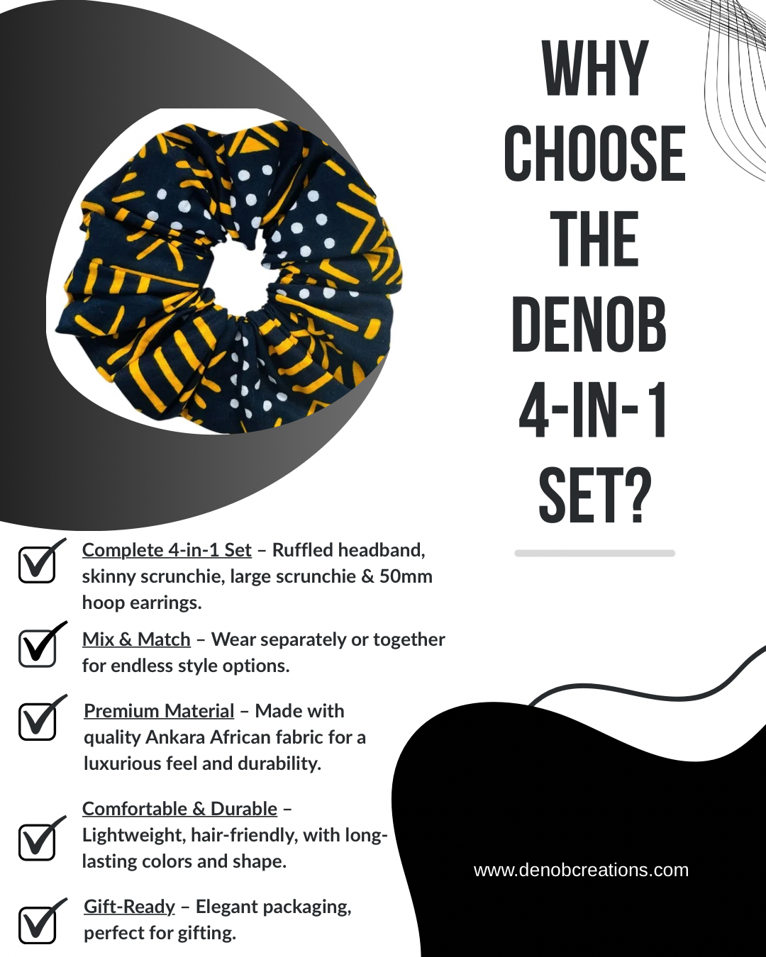 Orange White and Black Modern Why Choose Me Instagram Post