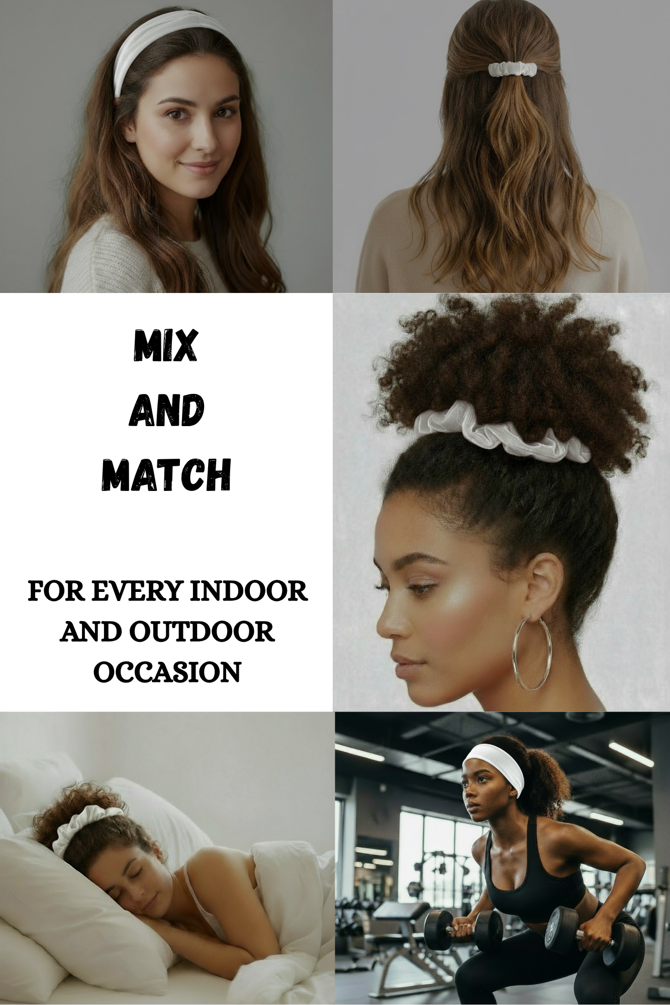 White Aesthetic Grid Photo Diary Photo Collage