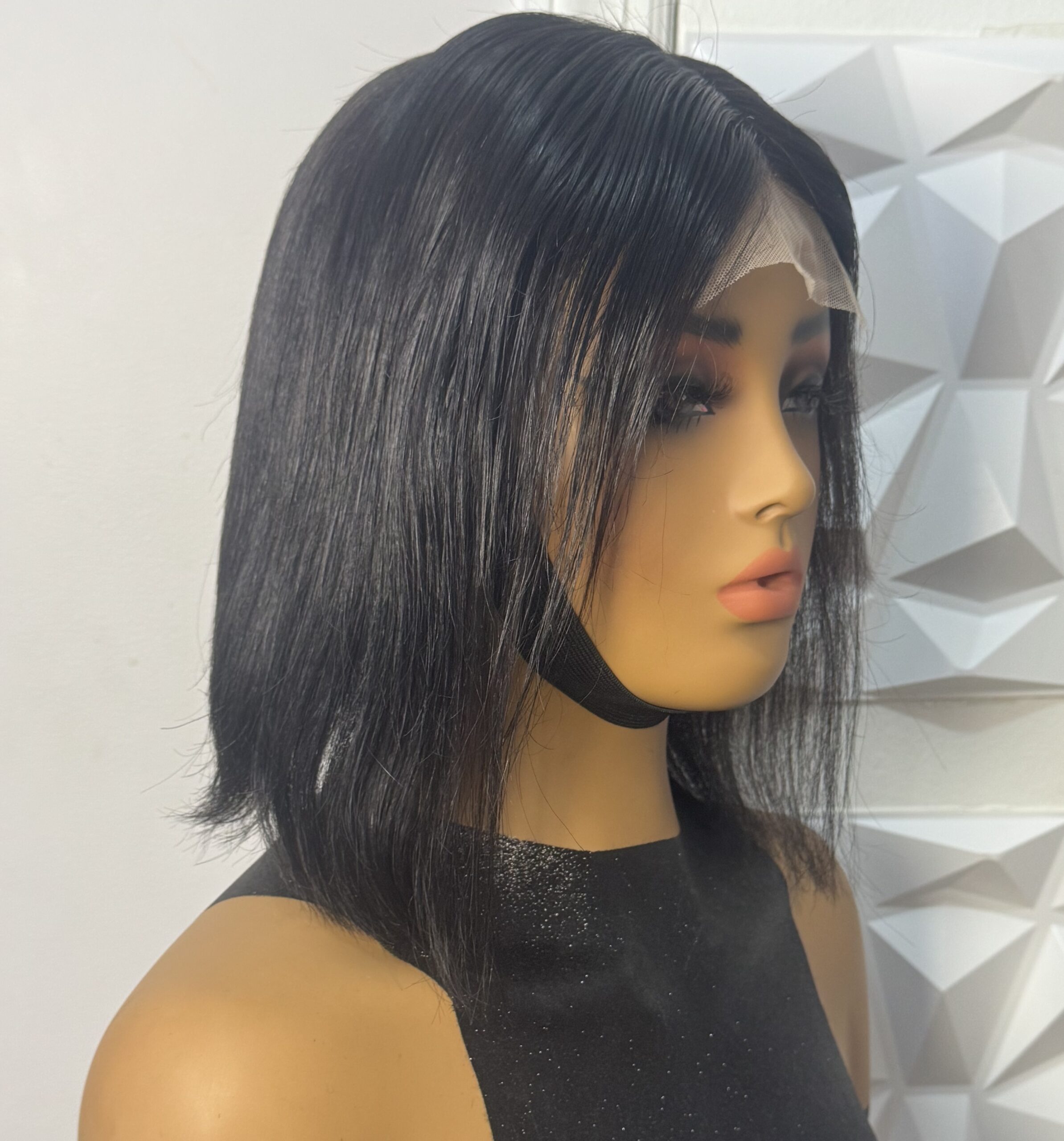 10 inches 100% Human Hair Short Bob Wig , Lightweight 5x5 closure - Image 4