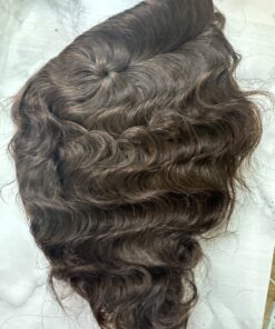 100% Human Hair Brown Pixie Cut Wig | Glue-less Finger Wave Style